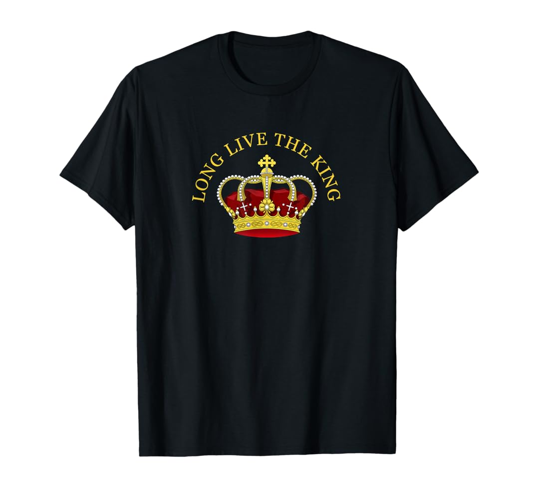 Amazon.com: Crown - Long Live the King T-Shirt : Clothing